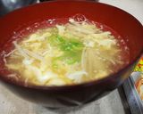 うどんスープで☆簡単かき玉汁♪作り方5写真