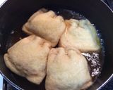 おでんの素で☆牛肉と白ネギの巾着煮♪作り方6写真