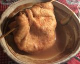 おでんの素で☆牛肉と白ネギの巾着煮♪作り方10写真