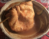 おでんの素で☆牛肉と白ネギの巾着煮♪作り方10写真