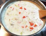 食べるスープシーチキンでクラムチャウダー作り方4写真