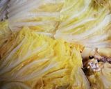 白菜と鳥ミンチのかさね蒸し作り方8写真