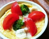 即席の卵料理♪とろけて焼けたチーズが美味作り方5写真