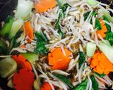 海鮮あんかけ固焼きそば作り方7写真