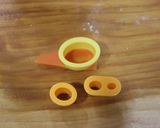 カレーミックスであひるさんおにぎり作り方3写真