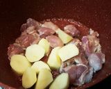 かぼちゃと鶏肉のｷﾇｱ入りトマト煮込み作り方3写真