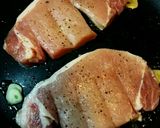 トンテキ、焼き玉ねぎ添え作り方5写真