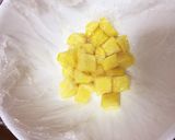 さつま芋とりんごの米粉蒸しパン♡作り方1写真