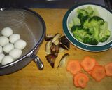 揚げ高野豆腐と野菜の煮物作り方1写真