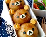 肉巻きおにぎりで♡リラックマ♡キャラ弁作り方7写真