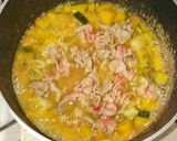 牛肉とカボチャのしぐれきんちゃく作り方3写真