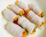楽チンおかず‼︎しめじと人参の豚肉巻き！作り方3写真