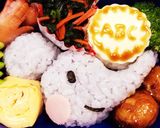 絵本ぐるんぱの幼稚園☆ぞうさん☆キャラ弁作り方9写真