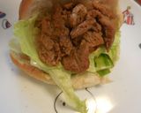 大豆お肉で焼肉バーガー作り方6写真