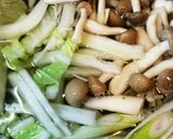 鍋の残り物で節約味噌汁作り方3写真