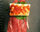 豆腐の牛肉巻き 豆牛作り方1写真