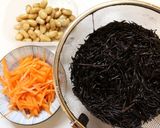 フライパンで♪甘酒で調味♪ひじきの煮物作り方1写真
