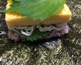 ゆかりとじゃこの彩りおにぎらず☆作り方7写真