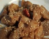 鶏肉と蓮根こんにゃくの照り煮作り方7写真