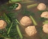 10分で完成◇肉団子とターサイのスープ作り方7写真