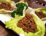 大豆のお肉で☆肉味噌のレタスカップ作り方4写真
