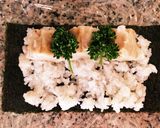 おにぎらず？シュウマイと刺身のマカーズ作り方3写真