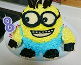 立体ケーキ☆ミニオンケーキ☆デコケーキ作り方18写真