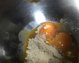 チョコチップシフォンケーキ(15cm型)作り方4写真