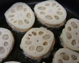 ☆レンコンの海老すり身はさみ揚げ焼き☆作り方3写真