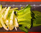 副菜に簡単♪青梗菜とえのきのクリーム煮作り方1写真