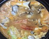 創味ｼｬﾝﾀﾝde絶品♡味噌ｷﾑﾁ鍋作り方4写真