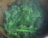 アーモンド入大根葉炒め作り方1写真