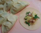 ぽん酢de揚げぎょうざサラダ作り方3写真