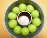 ★Xmas☆リース風抹茶ちぎりパン★作り方10写真