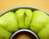 ★Xmas☆リース風抹茶ちぎりパン★作り方13写真