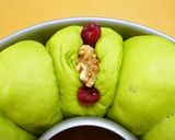 ★Xmas☆リース風抹茶ちぎりパン★作り方15写真