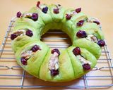 ★Xmas☆リース風抹茶ちぎりパン★作り方19写真