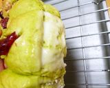 ★Xmas☆リース風抹茶ちぎりパン★作り方21写真