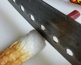 粗挽き黒胡椒マヨ焼きカルパス竹輪トースト作り方4写真