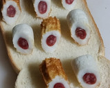 粗挽き黒胡椒マヨ焼きカルパス竹輪トースト作り方9写真