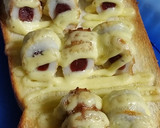 粗挽き黒胡椒マヨ焼きカルパス竹輪トースト作り方11写真