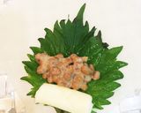 お手軽おつまみ＊大葉香る納豆チーズ春巻き作り方1写真