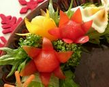 花咲くクリスマスのリースサラダ作り方3写真