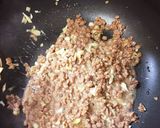 大豆のお肉の肉味噌野菜丼作り方3写真