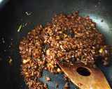 大豆のお肉の肉味噌野菜丼作り方4写真