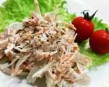 鶏ささみ&ごぼうのごまマヨサラダ作り方5写真