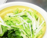 大豆のお肉と山東菜の中華風炒め作り方2写真