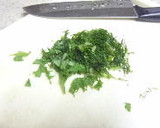しいたけの味噌マヨ炒め　青じそ添え作り方2写真