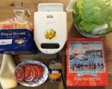 崎陽軒のシュウマイでホットサンド♪作り方3写真