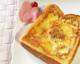 簡単クロックムッシュ風ハムチーズトースト作り方8写真